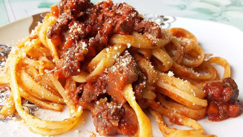 tagliatelle di cinghiale