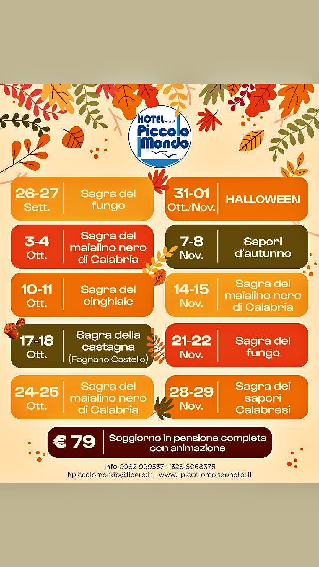 sagre autunnale 2026